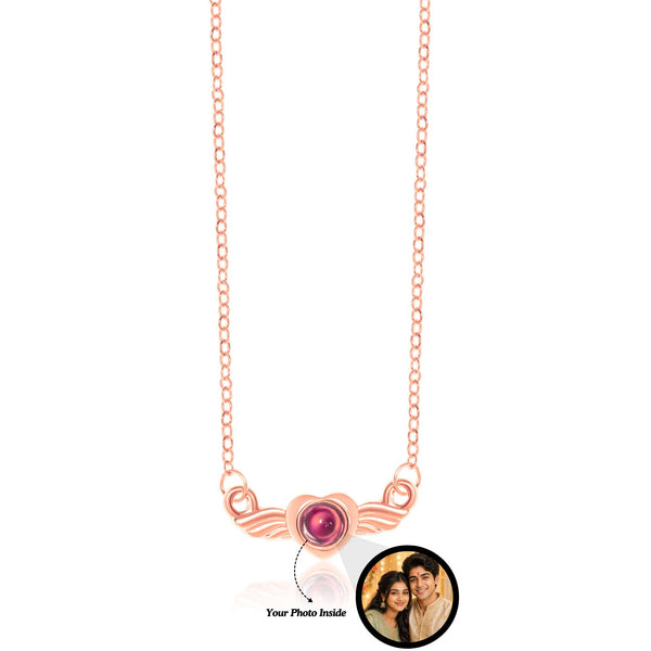 Heart Wings PhotoJewels Necklace
