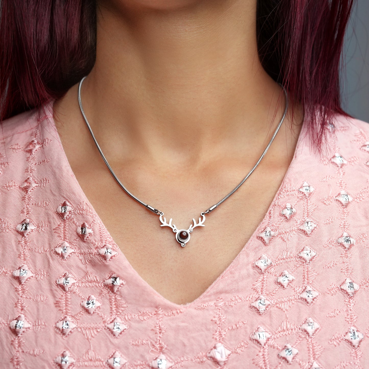 Reindeer PhotoJewels Necklace 2.0