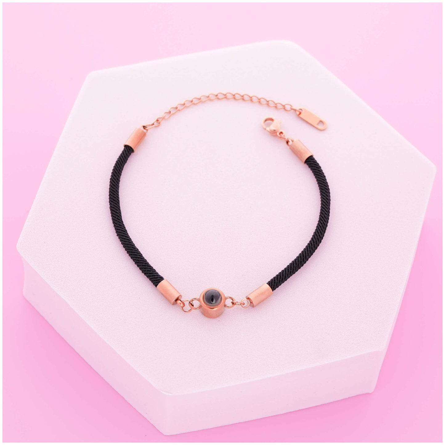 Black Thread PhotoJewels Bracelet