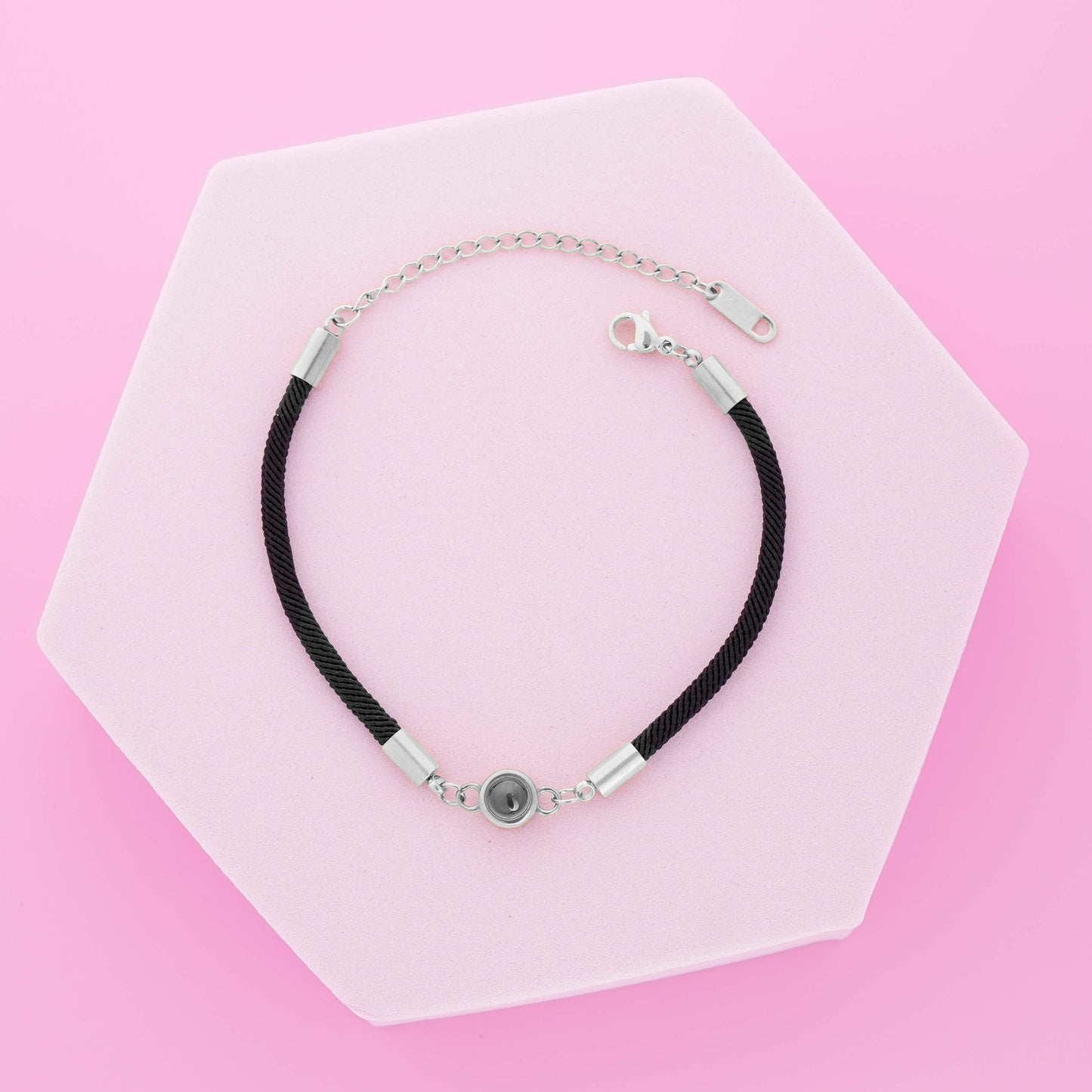 Black Thread PhotoJewels Bracelet