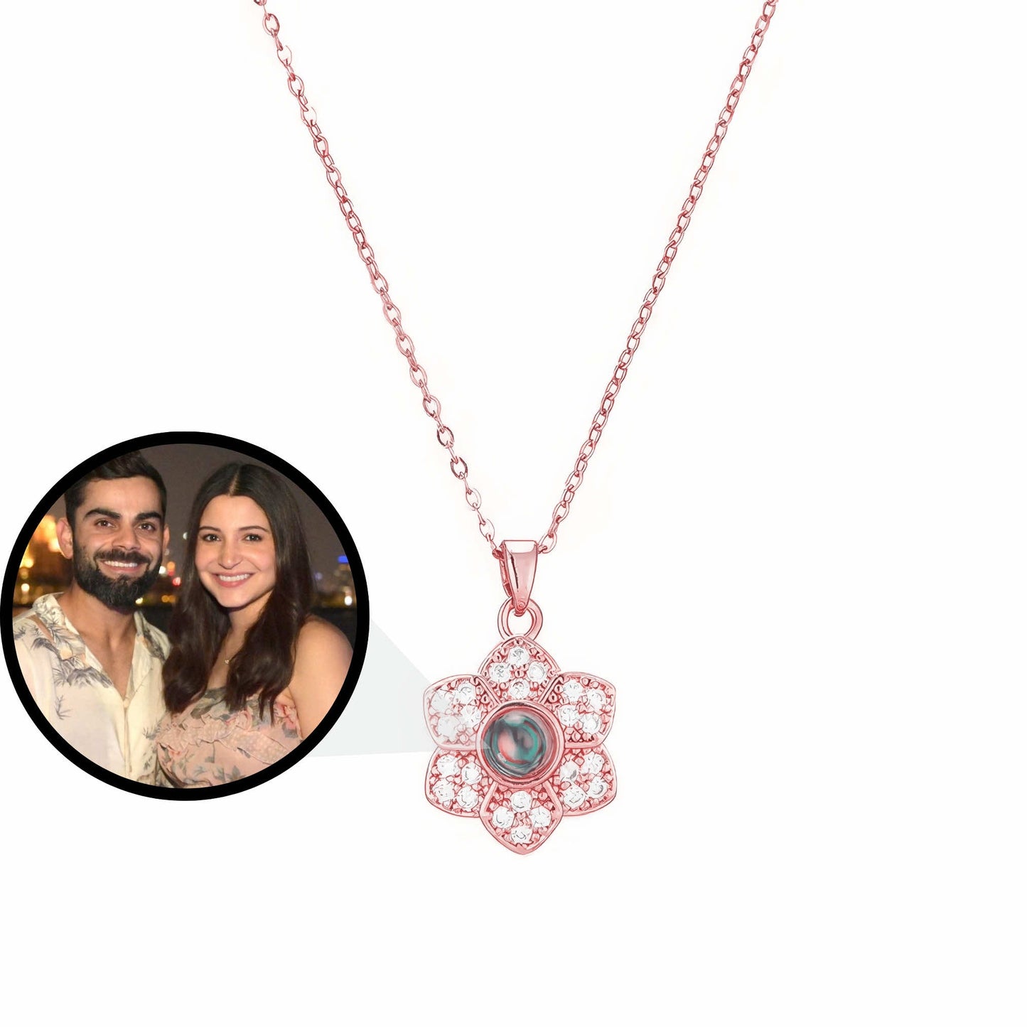 Flower Petal PhotoJewels Necklace
