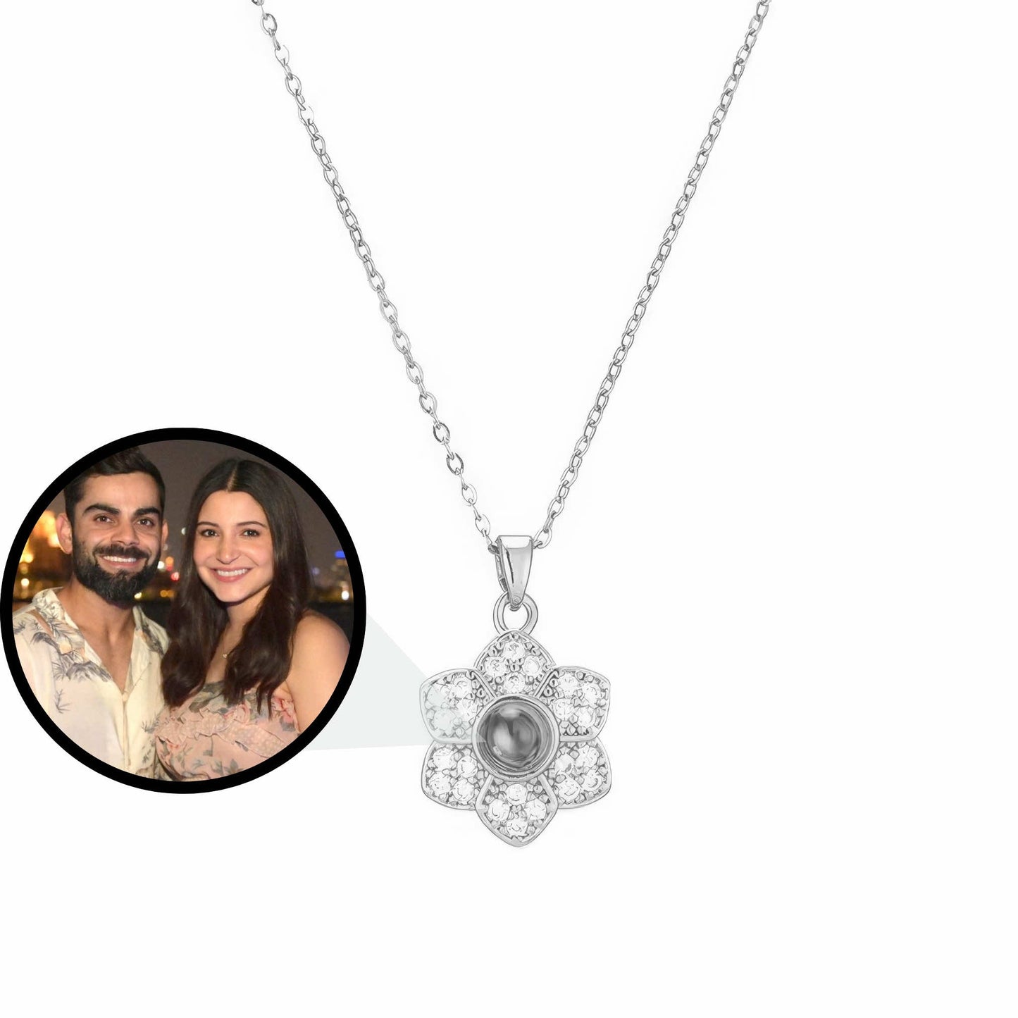 Flower Petal PhotoJewels Necklace