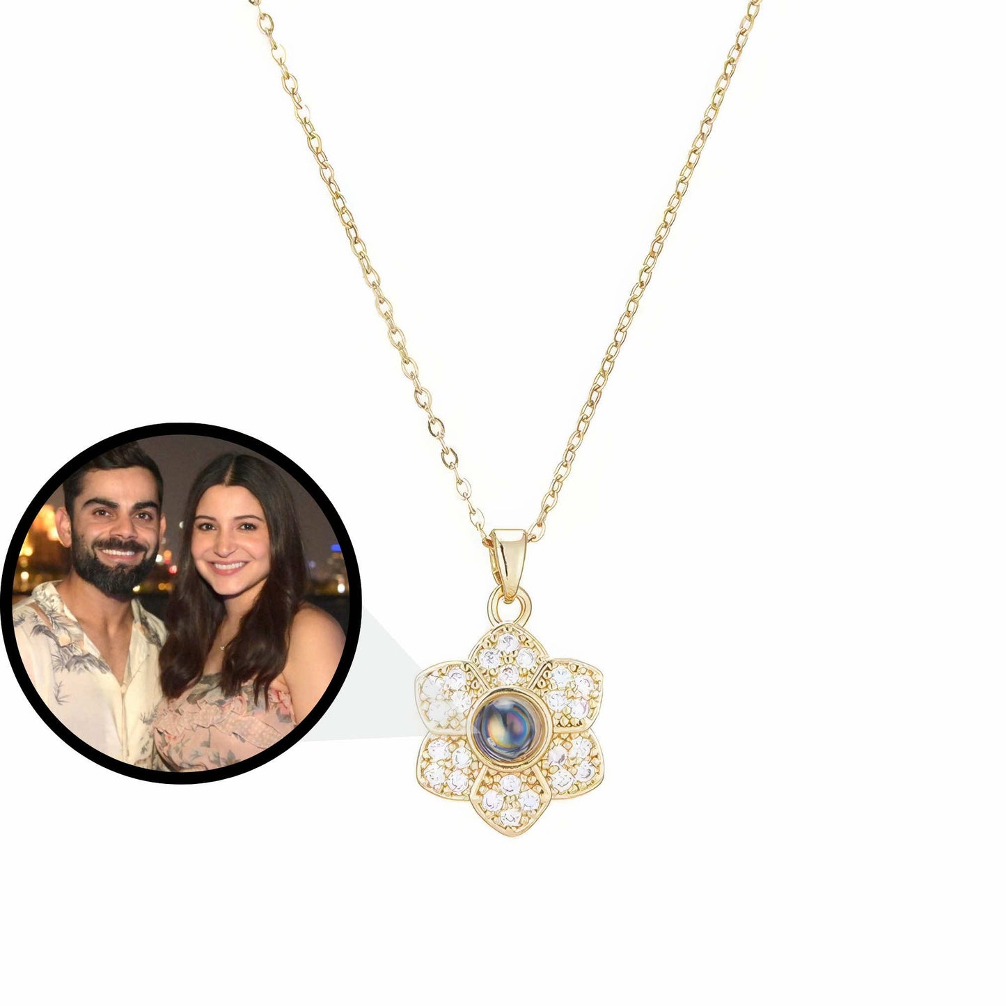 Flower Petal PhotoJewels Necklace