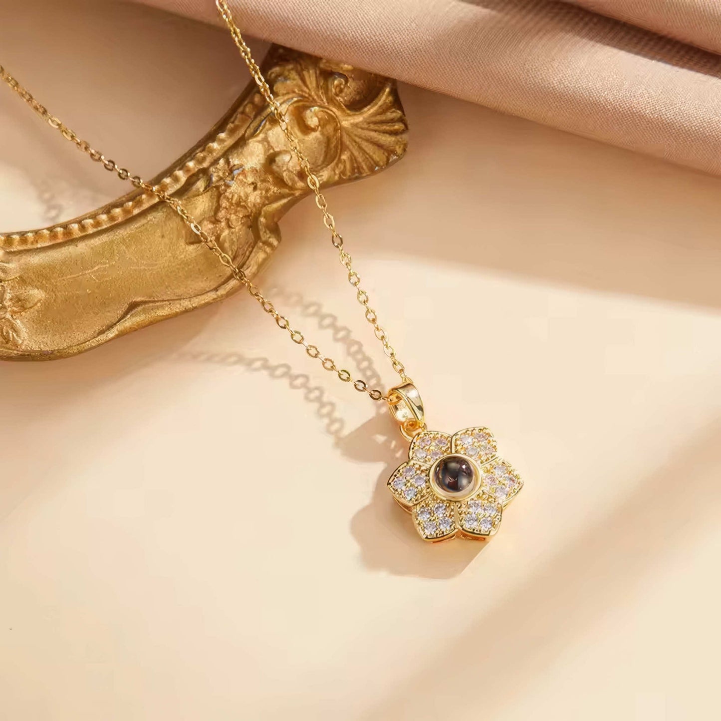 Flower Petal PhotoJewels Necklace