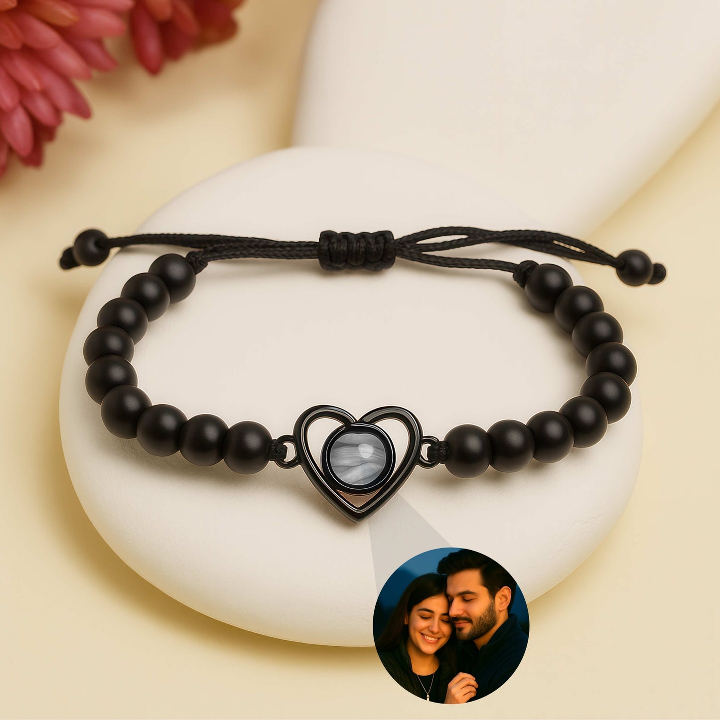 Heart Bead PhotoJewels Bracelet