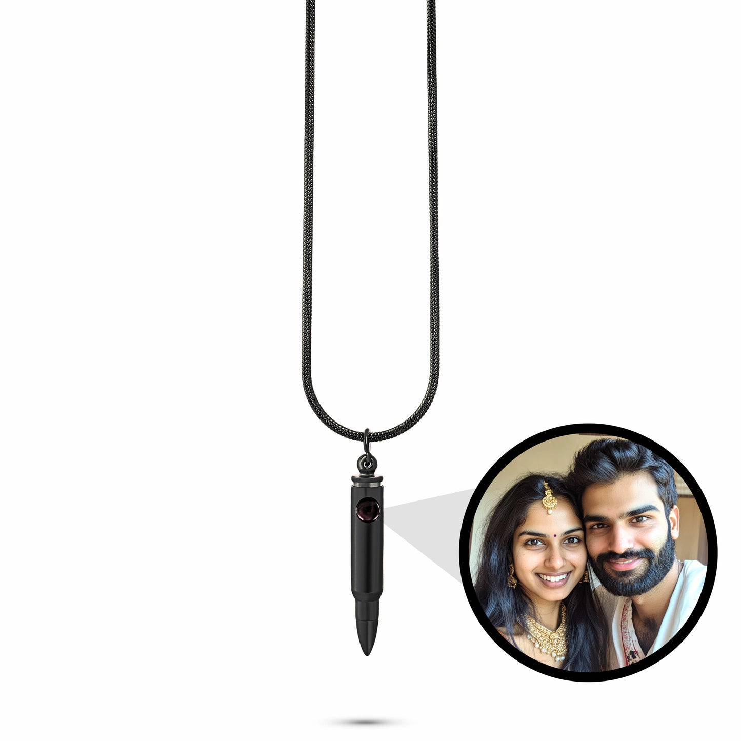 Love in a Bullet PhotoJewels Necklace