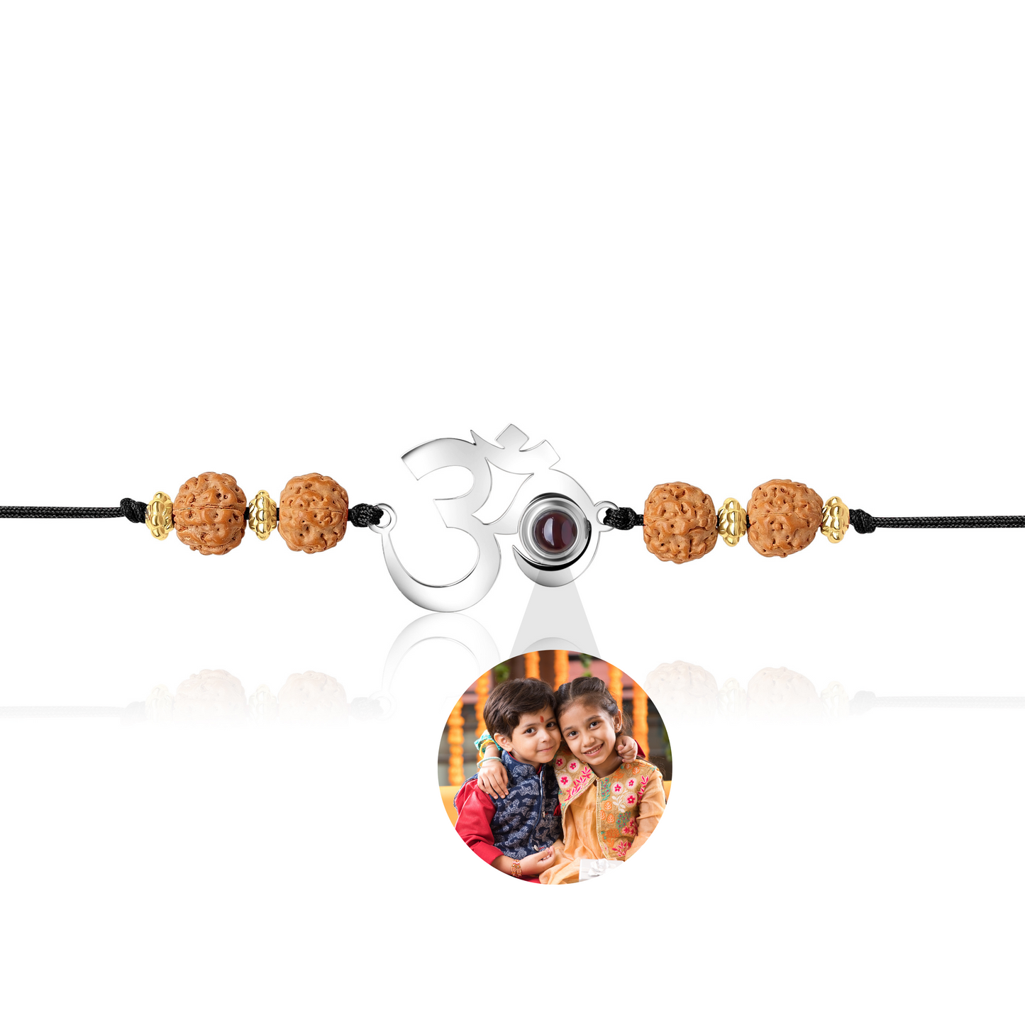 OM Rudraksh PhotoJewels Bracelet