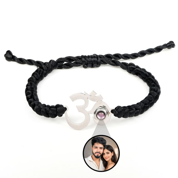 Braided Om Bracelet