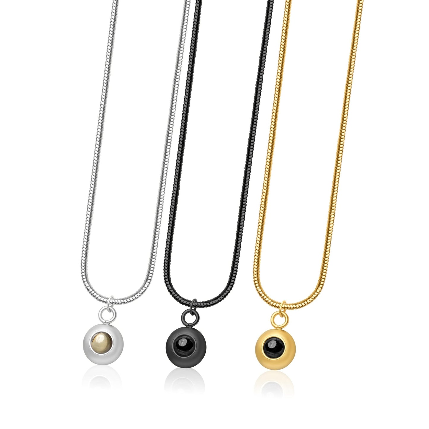 Women's Color Photo Bubble Pendant - Photo Jewels