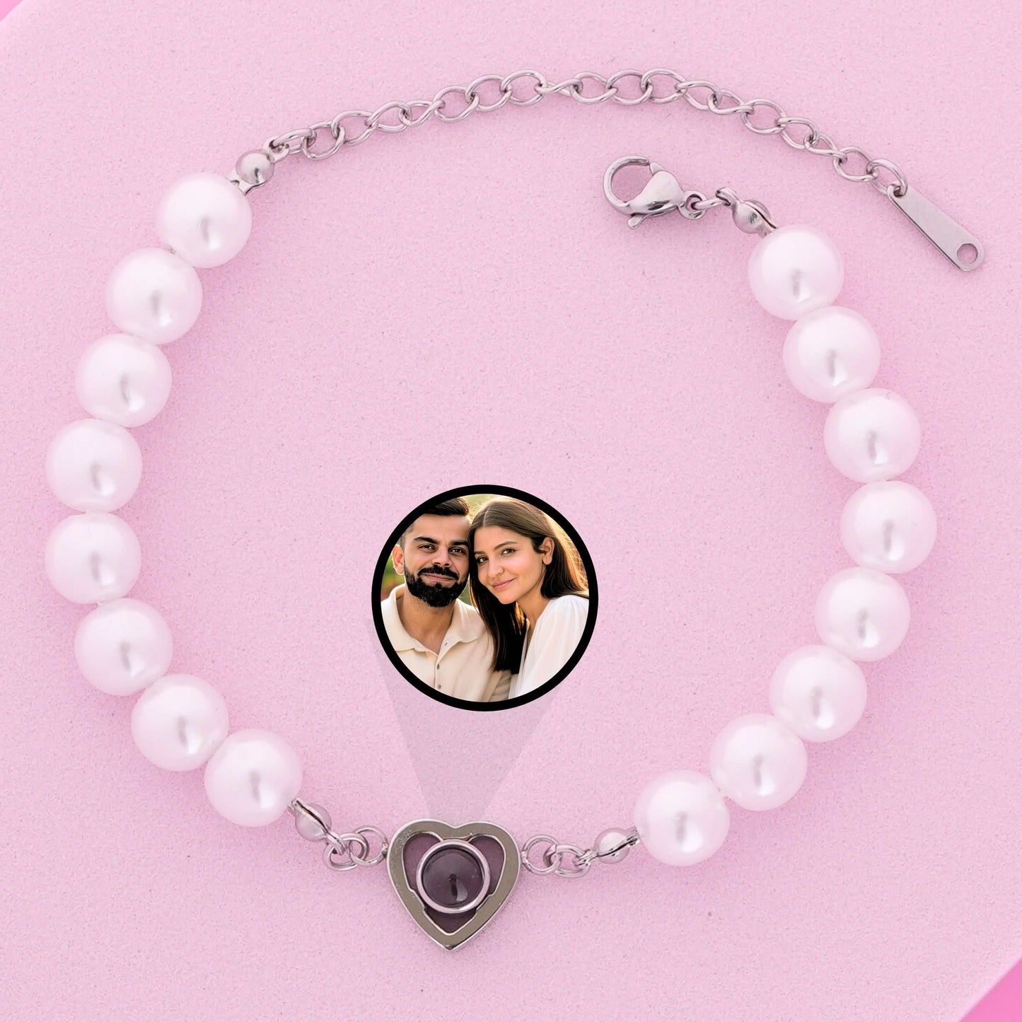 Pearl Heart PhotoJewels Bracelet