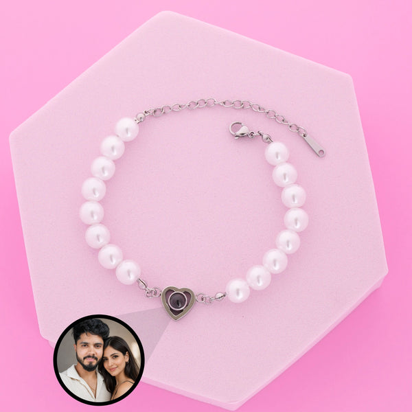 Pearl Heart PhotoJewels Bracelet