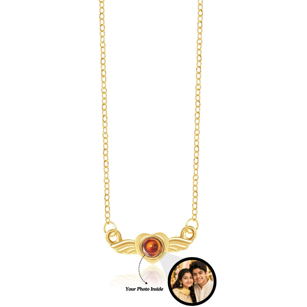Heart Wings PhotoJewels Necklace