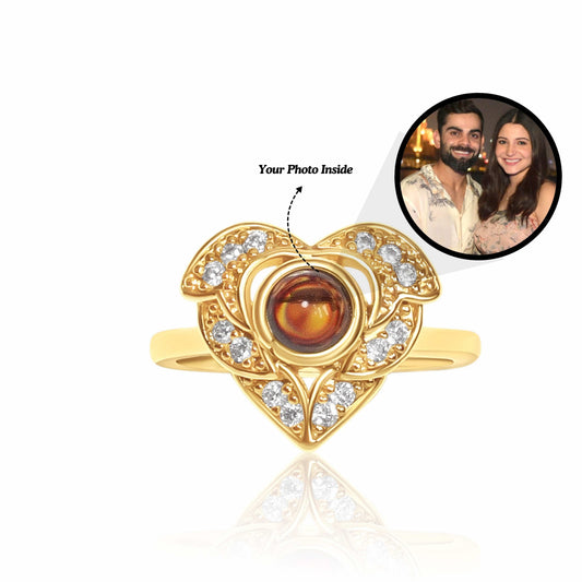 Diamond Heart PhotoJewels Ring