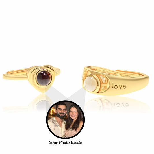 Couple Endless Love PhotoJewels Ring