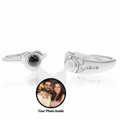 Couple Endless Love PhotoJewels Ring
