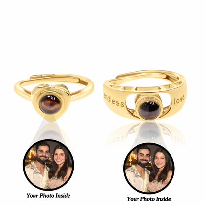 Couple Endless Love PhotoJewels Ring