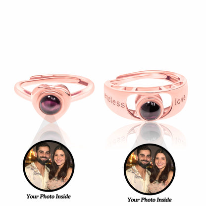 Couple Endless Love PhotoJewels Ring