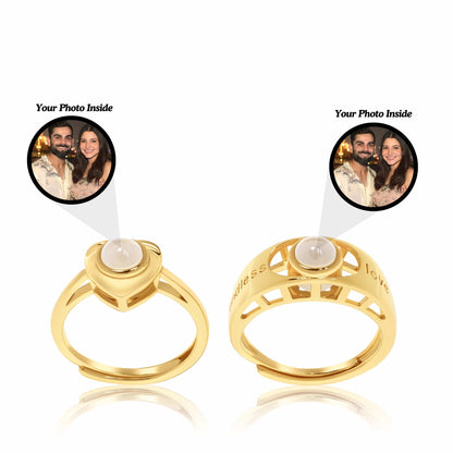 Couple Endless Love PhotoJewels Ring