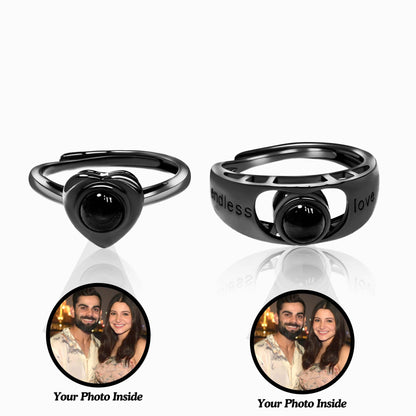 Couple Endless Love PhotoJewels Ring