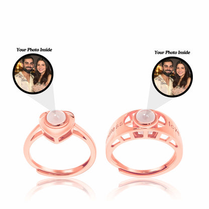 Couple Endless Love PhotoJewels Ring