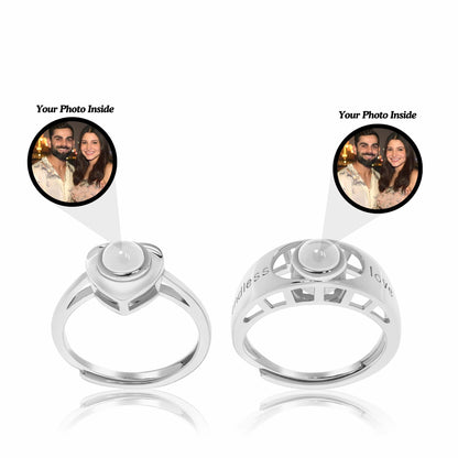 Couple Endless Love PhotoJewels Ring