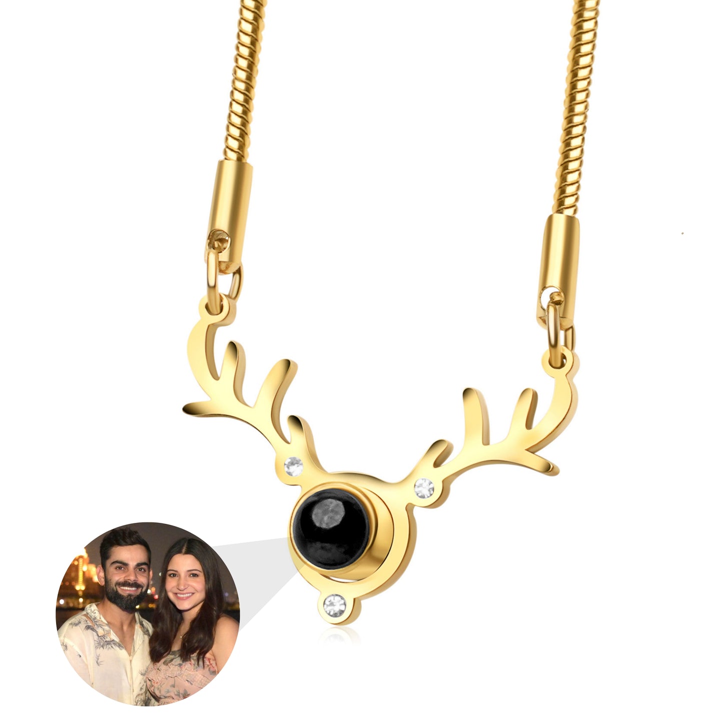 Reindeer PhotoJewels Necklace 2.0
