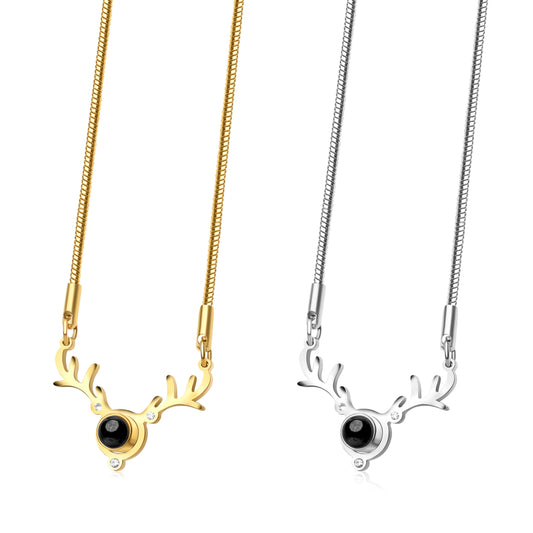Reindeer PhotoJewels Necklace 2.0