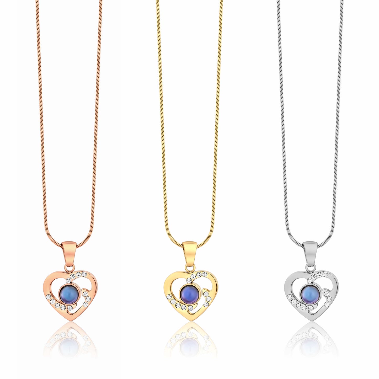 Elegant  Heart PhotoJewels Necklace 2.0