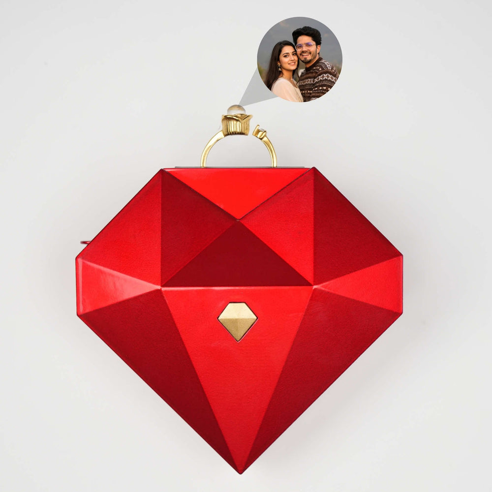 Rose Ring + Heart Surprise Box