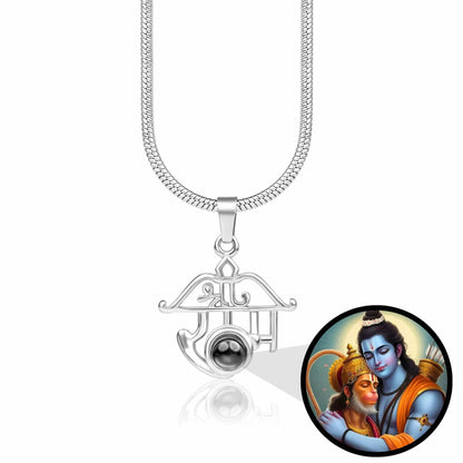 Shree Ram PhotoJewels Pendant – Hanuman & Ram Ji