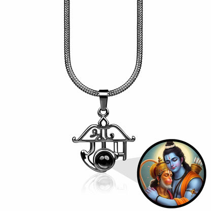Shree Ram PhotoJewels Pendant – Hanuman & Ram Ji