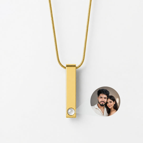 Men's Photo Bar PhotoJewels Necklace