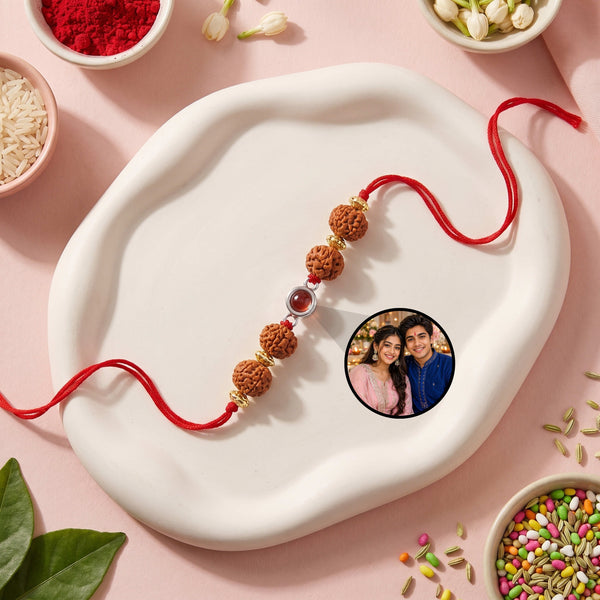 Rudraksh Photo Projection Rakhi