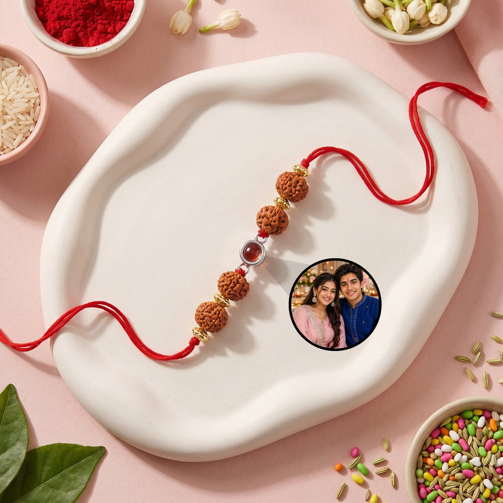 Rudraksh Photo Projection Rakhi