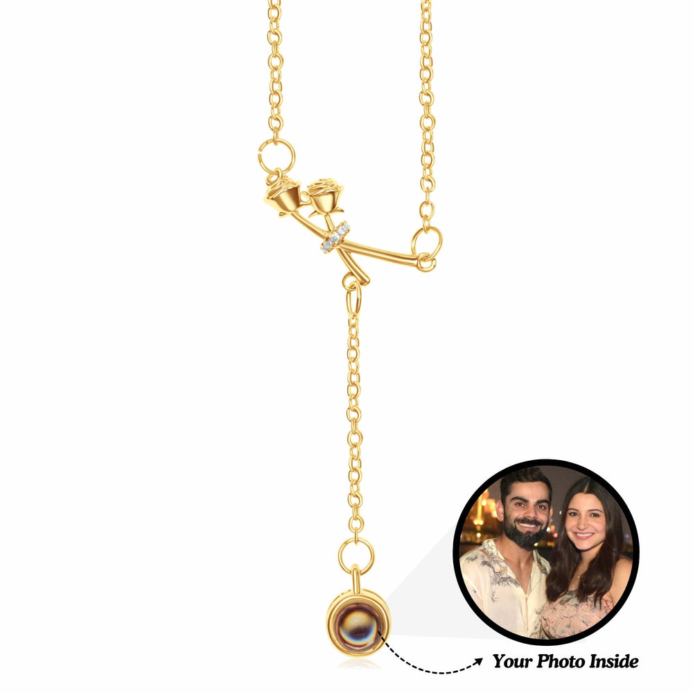 Rose Knot PhotoJewels Necklace