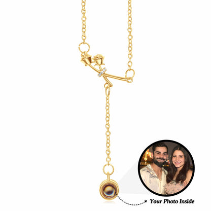 Rose Knot PhotoJewels Necklace