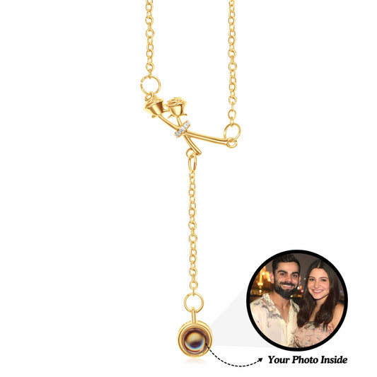Rose Knot PhotoJewels Necklace