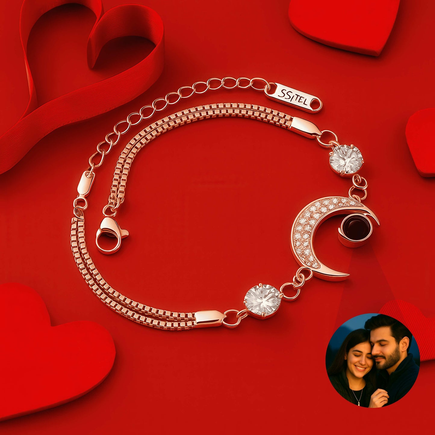 Crescent Moon PhotoJewels Bracelet