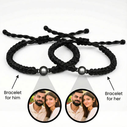 Braided Him&Her PhotoJewels Bracelet