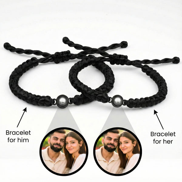 Braided Him&Her PhotoJewels Bracelet