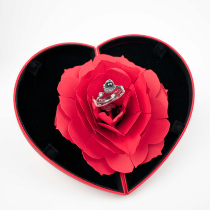 Rose Ring + Heart Rose Box