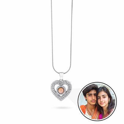 Sparkle Heart PhotoJewels Necklace