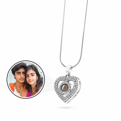 Sparkle Heart PhotoJewels Necklace