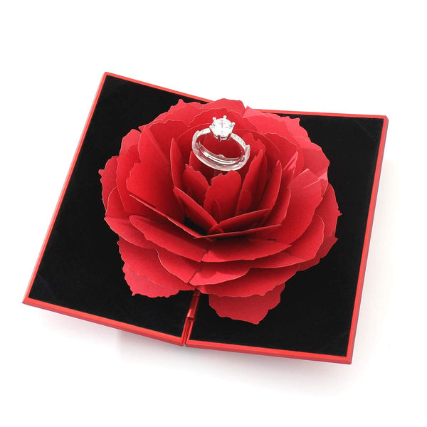Premium Flower Rose Box  For Ring ( This is Only Box )