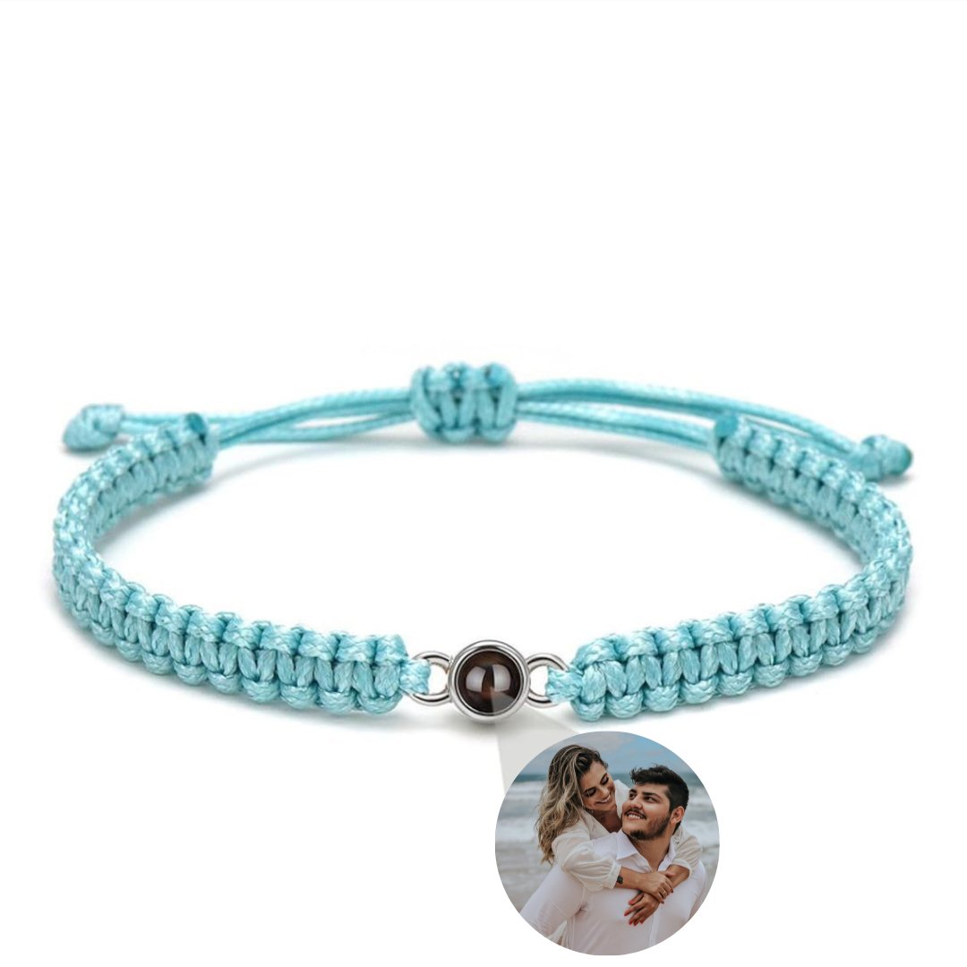 Braided Color Photo Bracelet - Photo JewelsBracelets
