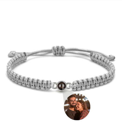 Braided Color Photo Bracelet - Photo JewelsBracelets