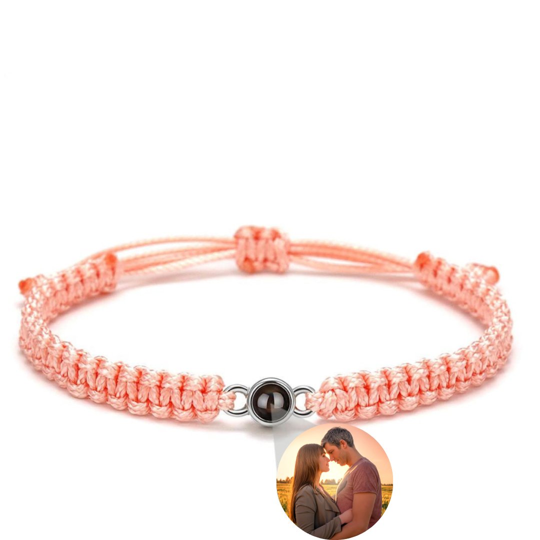 Braided Color Photo Bracelet - Photo JewelsBracelets
