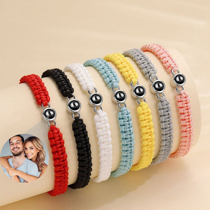 Braided Color Photo Bracelet - Photo JewelsBracelets