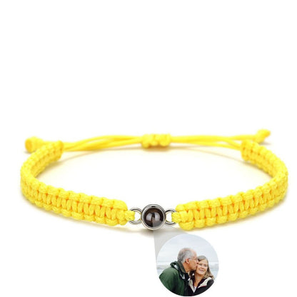 Braided Color Photo Bracelet - Photo JewelsBracelets