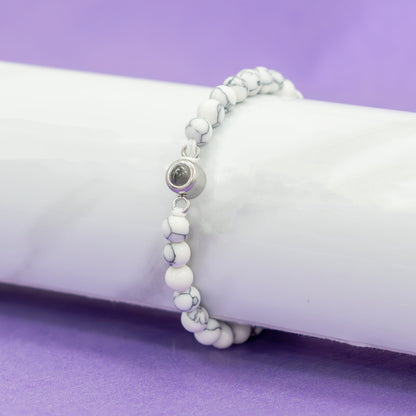 Color Photo Bead Bracelet - Photo Jewels